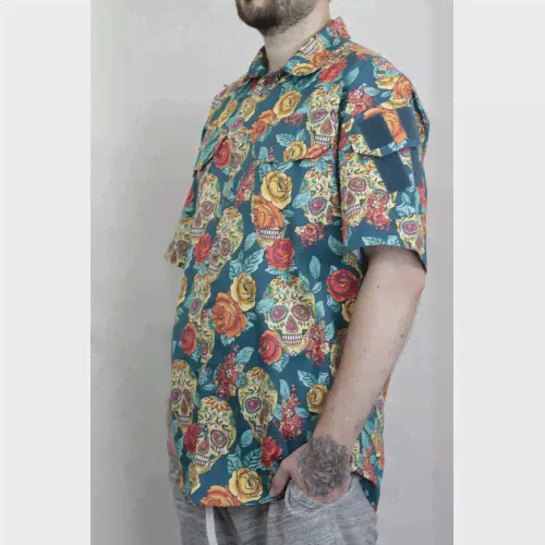 Рубашка Phoenix RME Hawaii Santa Muerte р.M-4