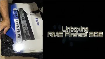 Unboxing RME FIREFACE 802