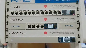 RME AVB Solutions - NAMM 2020