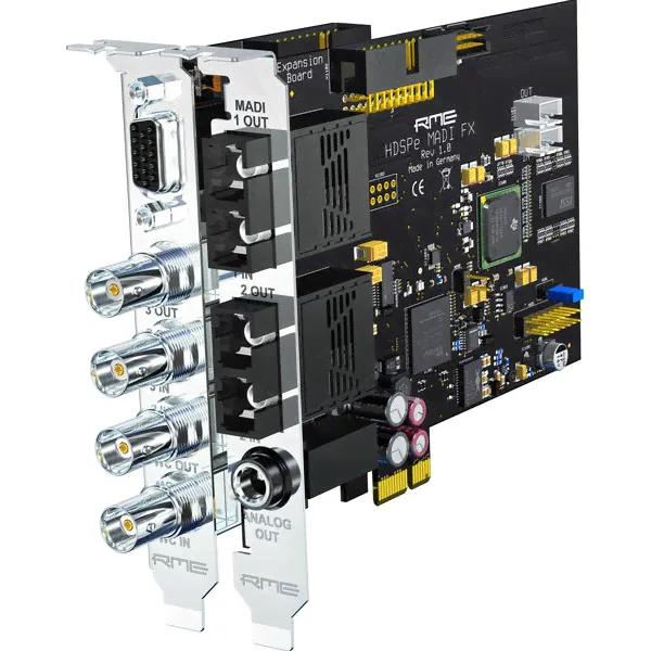 Прочее студийное оборудование RME HDSPe MADI FX 390-канальная 24 Bit/192 kHz Triple MADI PCI Express карта