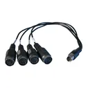 RME BOHDSP9652 MIDI кабель - MiniDIN на 4 x MIDI, для HDSP 9652, HDSP MADI, HDSPe MADI, HDSPe RayDAT