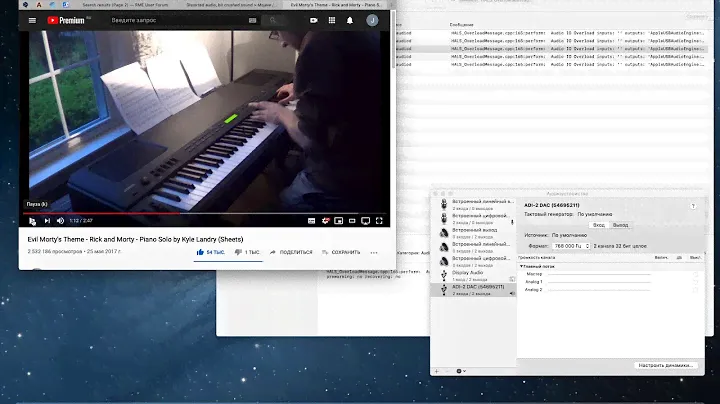 RME ADI 2 DAC FS Apple Mac USB Overload