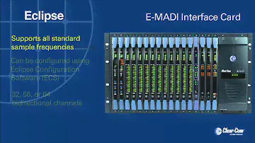 V-Series Rotary Panels & E-MADI64 Card for Eclipse Matrix Intercom