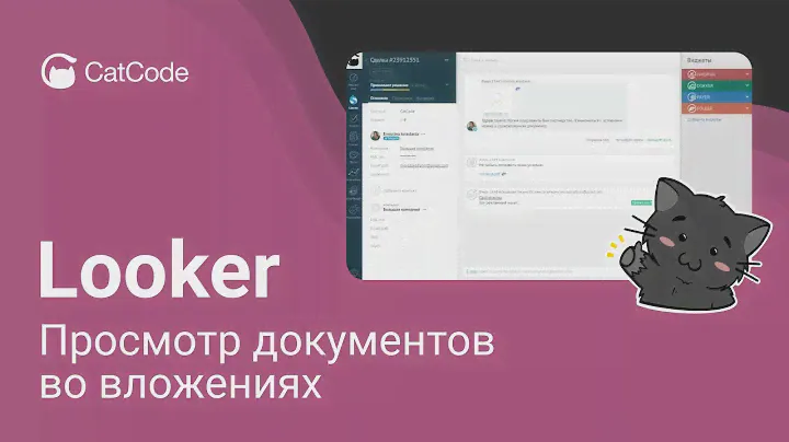 Просмотр документов во вложениях без скачивания | виджет Looker в amoCRM