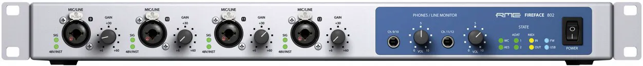 RME Fireface 802 аудиоинтерфейс Firewire/USB