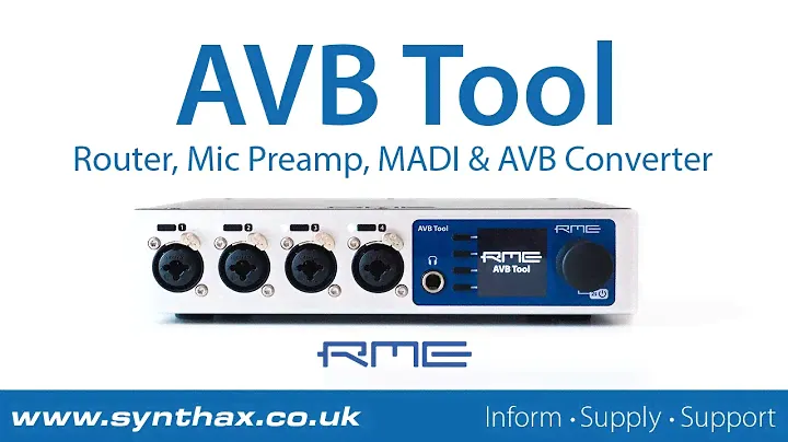 Обзор инструмента RME AVB — маршрутизатор, микрофонный предусилитель и конвертер MADI и AVB