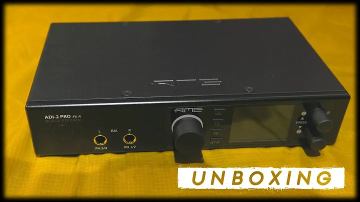 RME ADI-2 Pro FS R Black Edition Unboxing