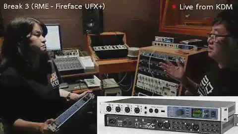 12 กรกฎาคม 2017 Break#3 RME Fireface UFX+