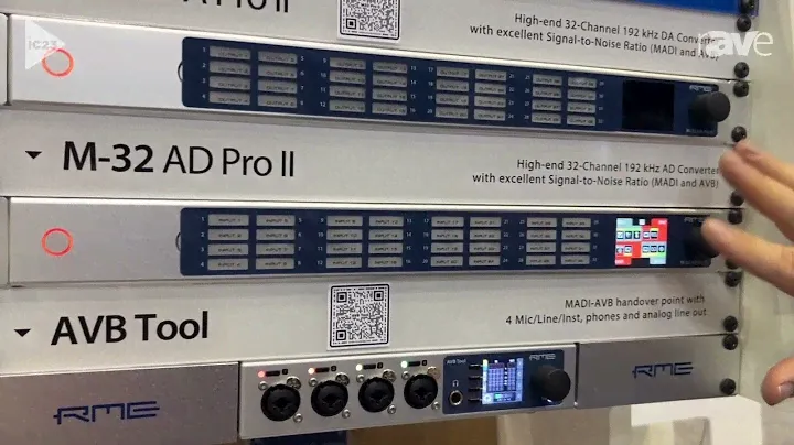 InfoComm 2023: RME Audio Unveils M-32 DA PRO II AVB Converters