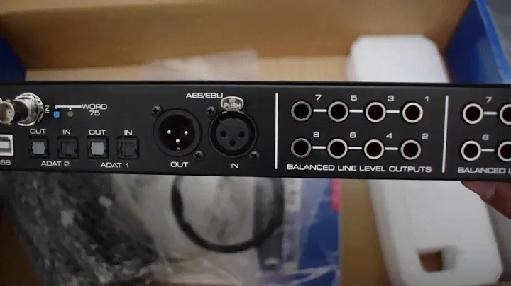 fireface 802 (unboxing)