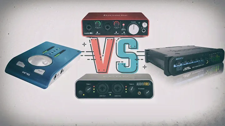 VERSUS - RME Babyface vs Motu Audio Express vs Echo Audiofire 4 vs Focusrite Scarlett 2i2 2nd Gen 2