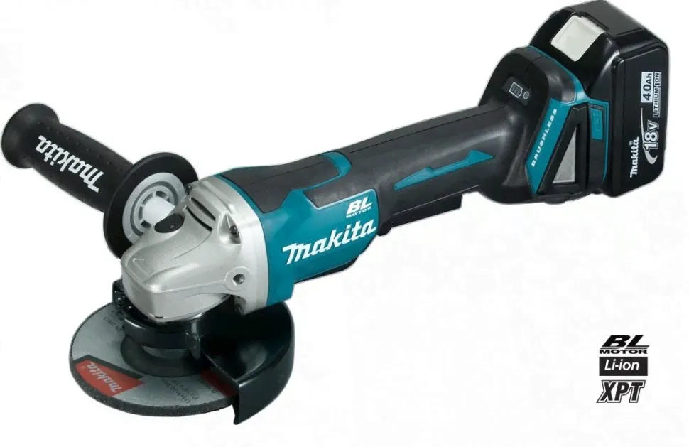 Аккумуляторная углошлифовальная машина Makita DGA 508 RME (DGA508RME)-1