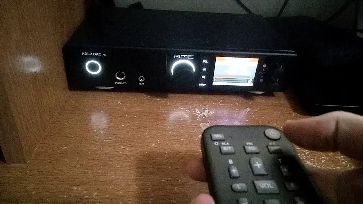 RME ADI-2 DAC - Remote Control problem