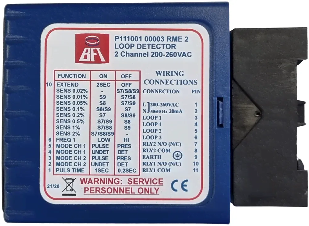 Контроллер индукционной петли BFT RME 2 (BFT P111001 00003)