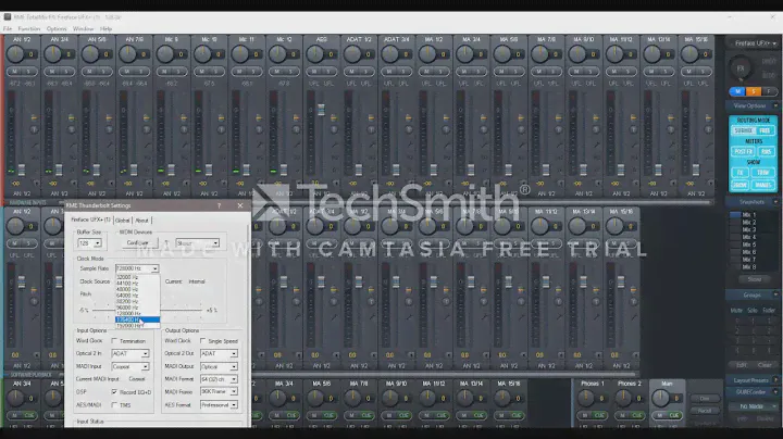 RME Fireface UFX+ Win10 thunderbolt bug