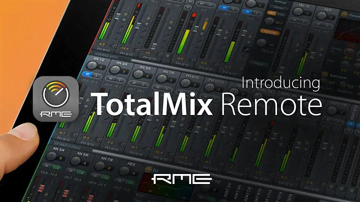 Introducing TotalMix free network remote control for iOS, PC & Mac