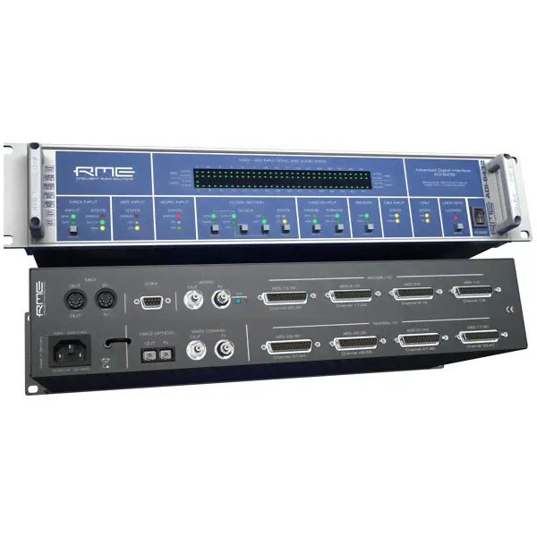 Прочее студийное оборудование RME ADI-6432 128-канальный конвертер, 24 Bit / 192 kHz, MADI <> AES/EBU, 110 Ом, 19″, 2U