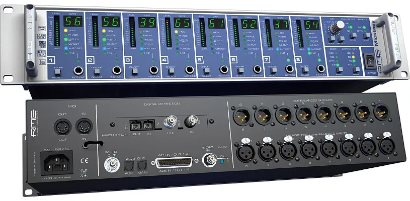 RME Micstasy 8-канальный микр и лин/инстр. преамп, пульт ДУ, 24 Bit / 192 kHz