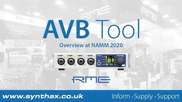 RME AVB Tool Overview at NAMM 2020: 4-Channel Mic Pre with MADI & AVB
