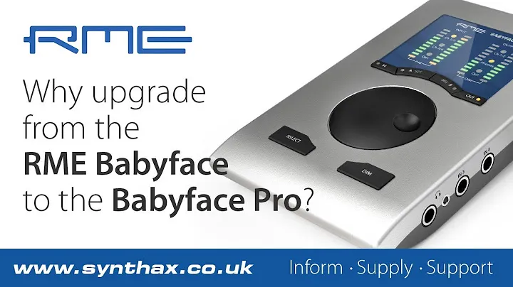 RME - Why upgrade from the Babyface to the Babyface Pro