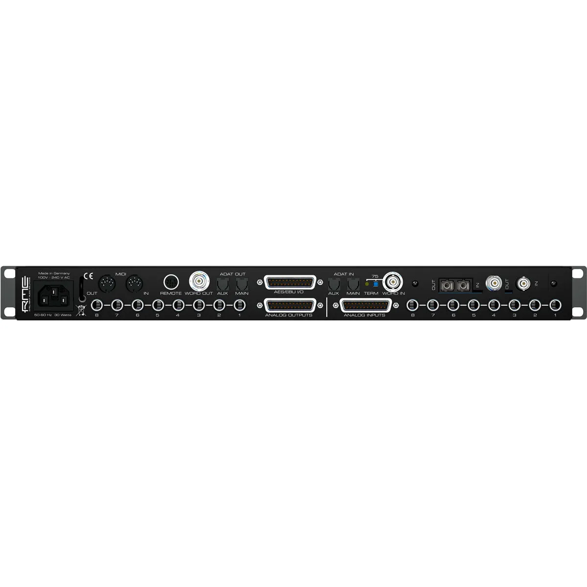 RME ADI-8 QS 8 канальный конвертер, AD/DA-0