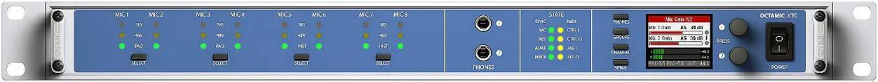 RME Octamic XTC микрофонный преусилитель-0